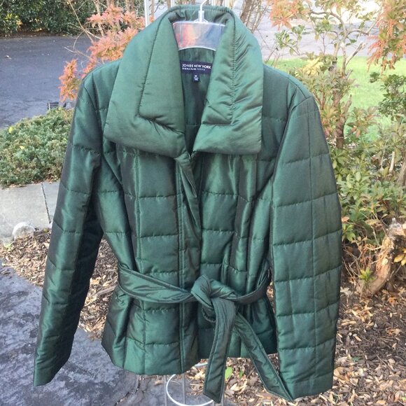 Jones New York Jackets & Blazers - Jones New York Forest Green Coat